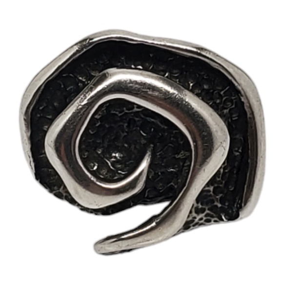Silpada Sterling Silver Swirl Ring Size 8 #17521 - Picture 1 of 8